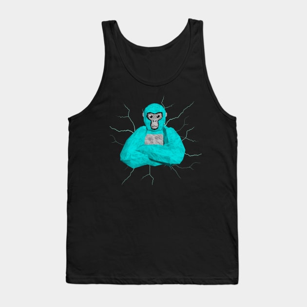 Gorilla Tag PFP Monke Merch VR Gamer Gift Tank Top by gts